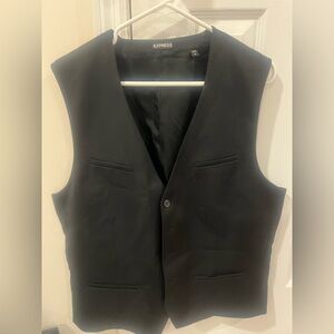 Express suit vest size large new without tags